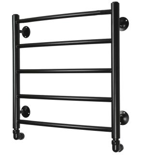 Полотенцесушитель водяной Domoterm Калипсо П5 500x500 чёрный